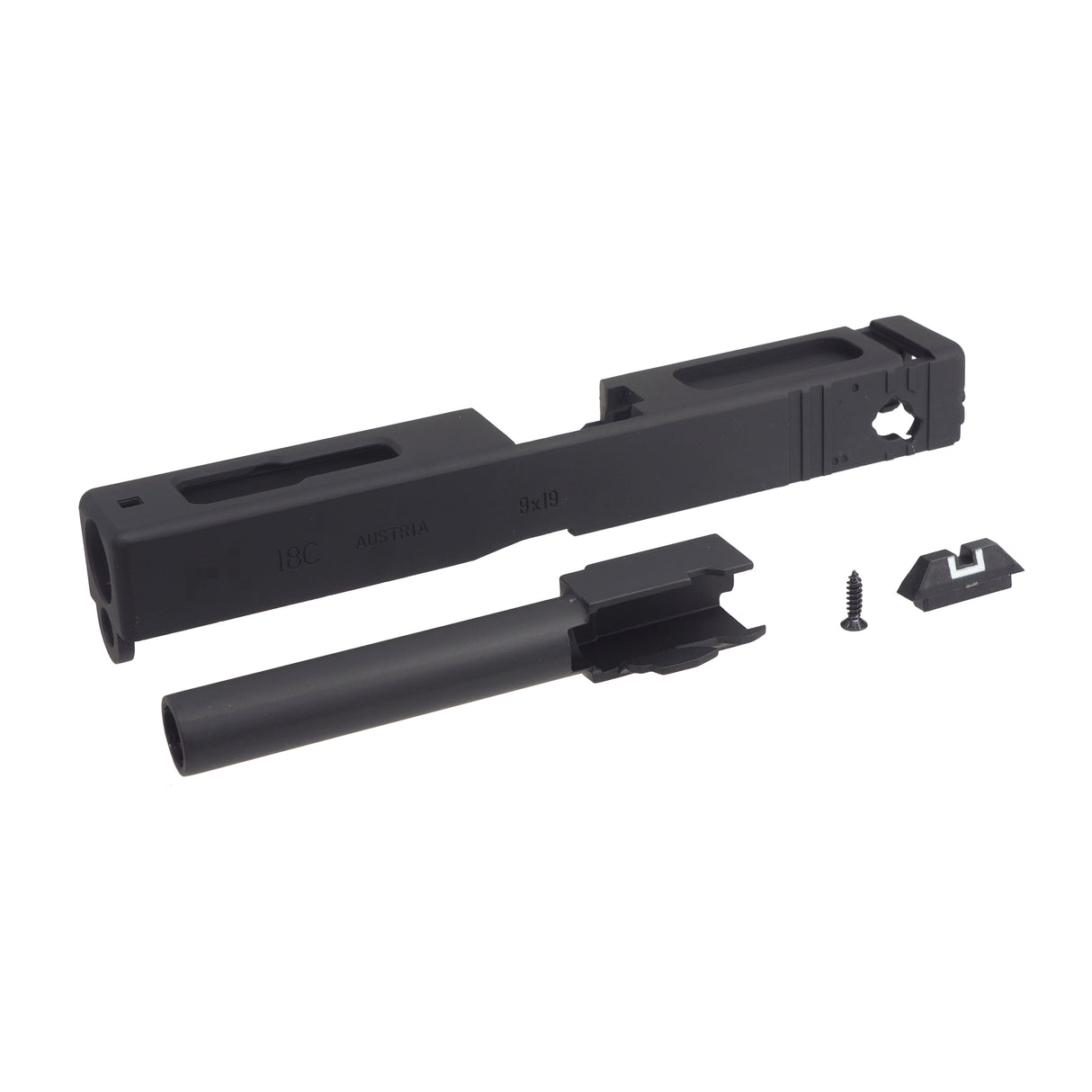 E&C Metal Slide w/ Rear Sight for G18 GBB Pistol ( EC-PA1102 )