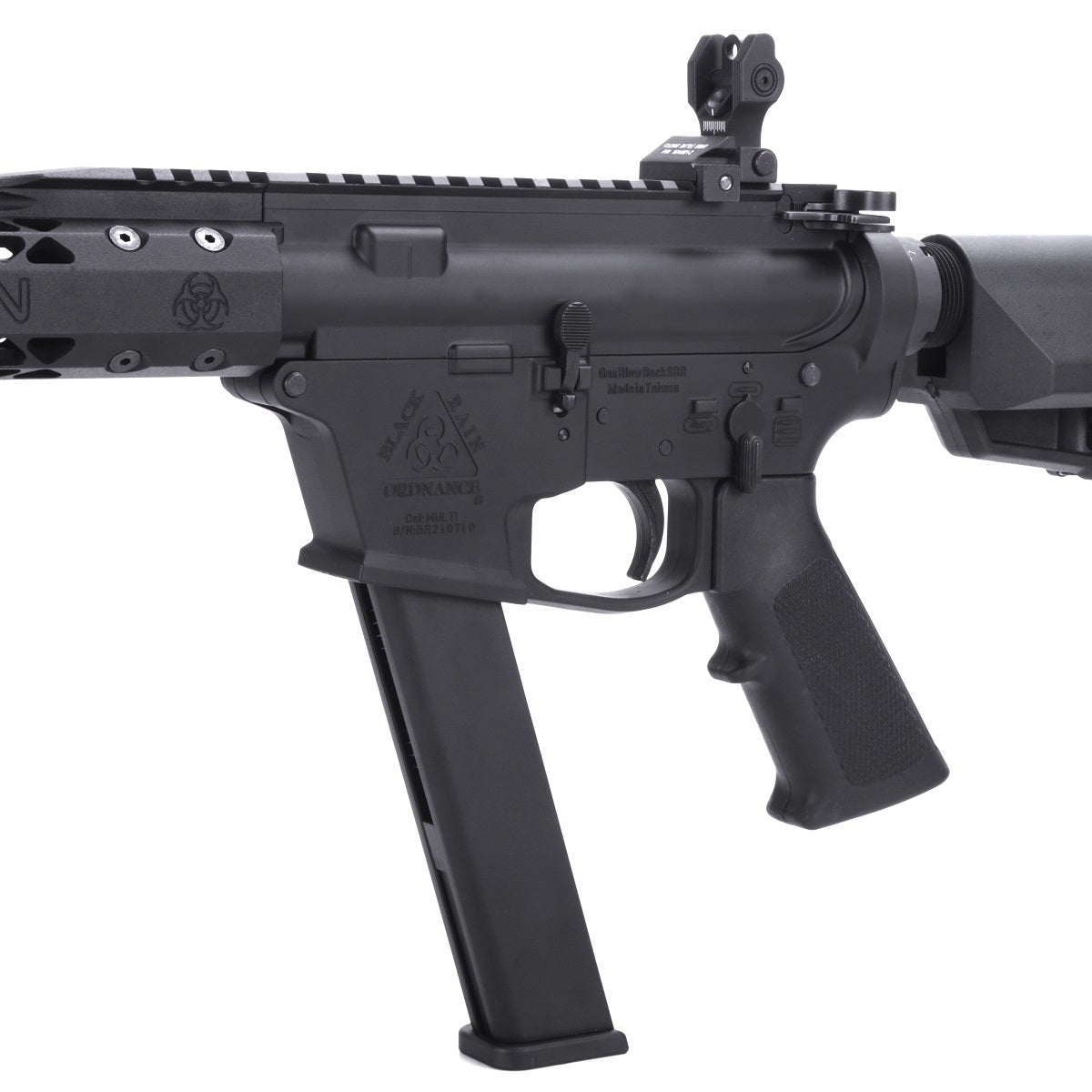 King Arms BlackRain Ordnance 9mm Carbine GBB Airsoft ( KA-GBB-25 )