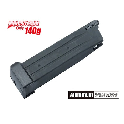 Guarder Lightweight Aluminum 31 Rds Gas Magazine for Marui Hi-Capa 5.1 ( CAPA-68 )