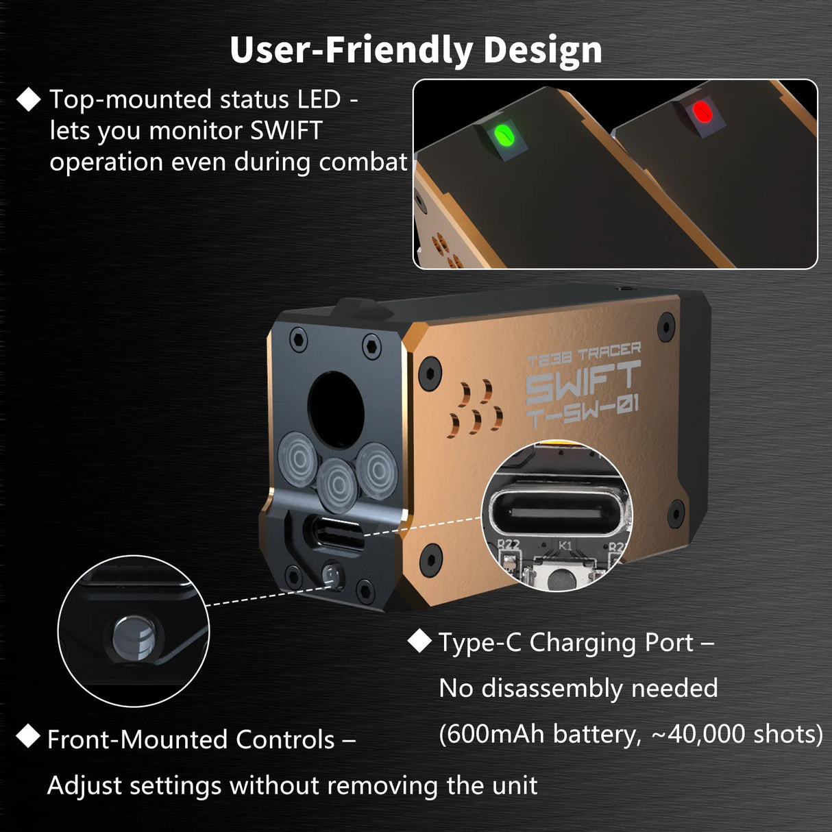 T238 Swift Tracer Unit for 14mm- / 11mm+ ( T238-SW-01 )