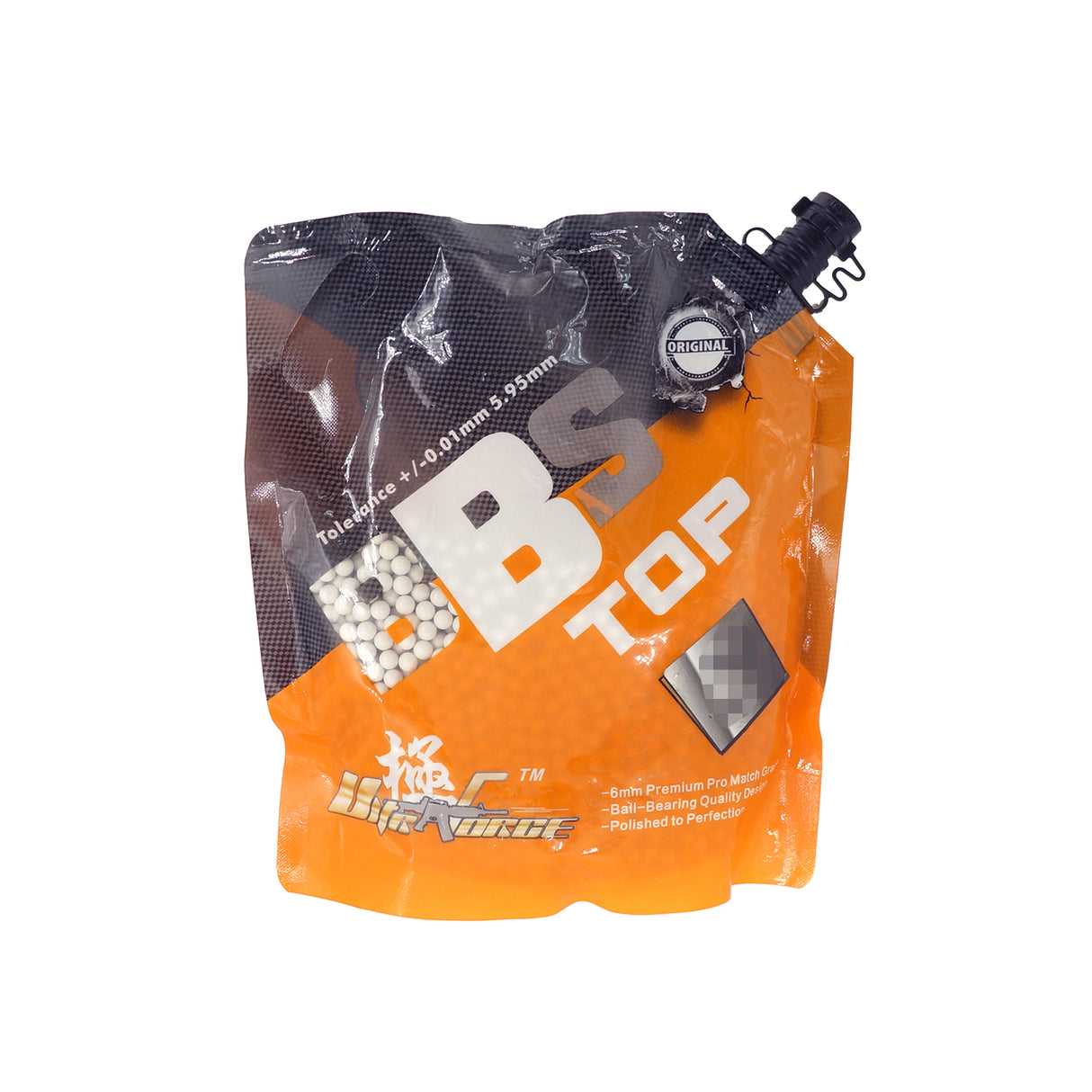 Ultraforce Airsoft Top BB Bullets 0.3G 1KG Bag (White)