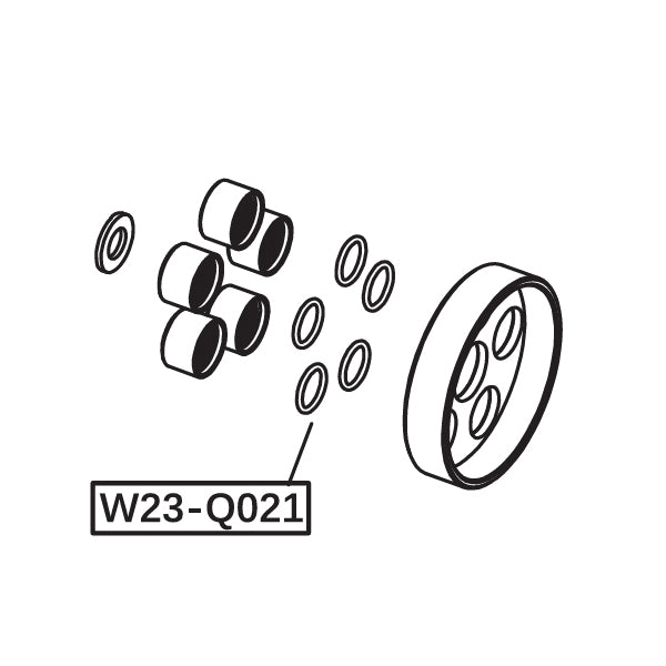 WELL Pro Replacement O-ring for WE23 Minigun AEG ( WP-W23-001 )