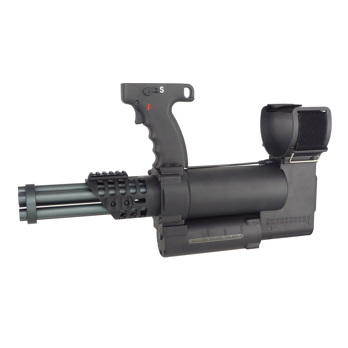 WELL Pro Arm-Mounted Rotary Minigun AEG ( WELL-WE23-L )