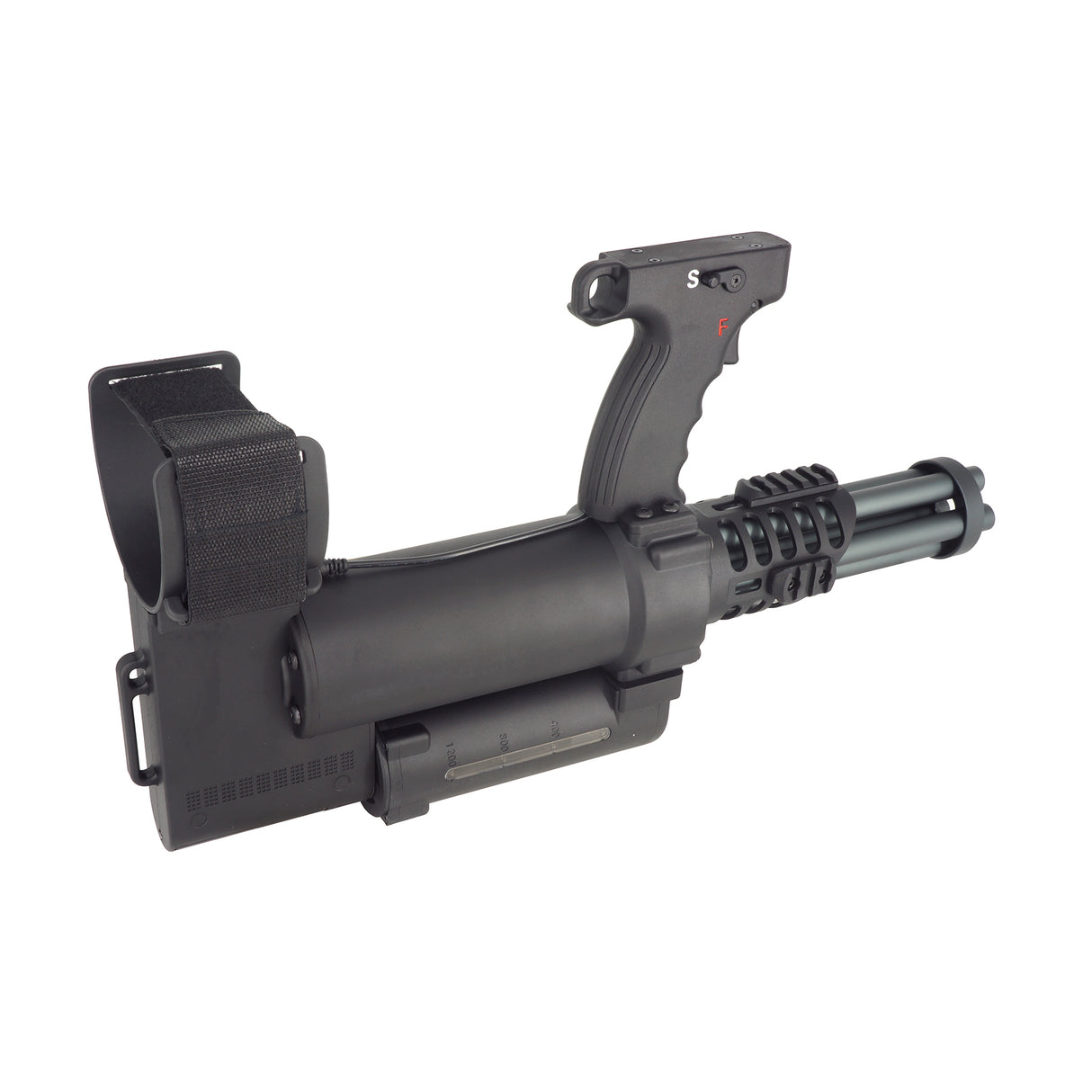 WELL Pro Arm-Mounted Rotary Minigun AEG ( WELL-WE23-L )