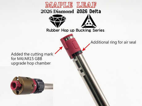 Maple Leaf 2026 Diamond Hop-Up Rubber Bucking for Marui VSR / GBB ( 26-DIA )