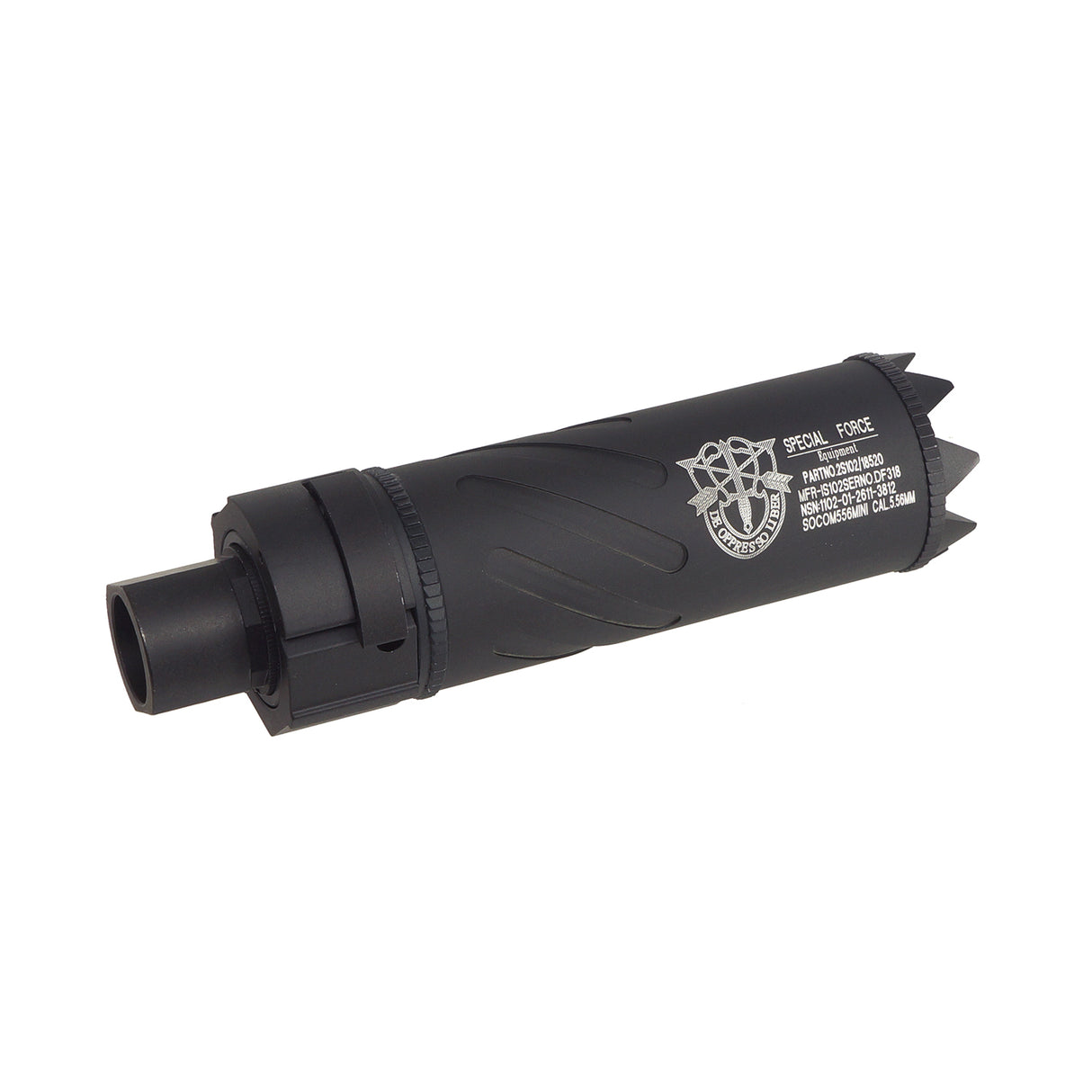 5KU SOCOM 556 Mini Monster QD Airsoft Suppressor ( 5KU-184-B )