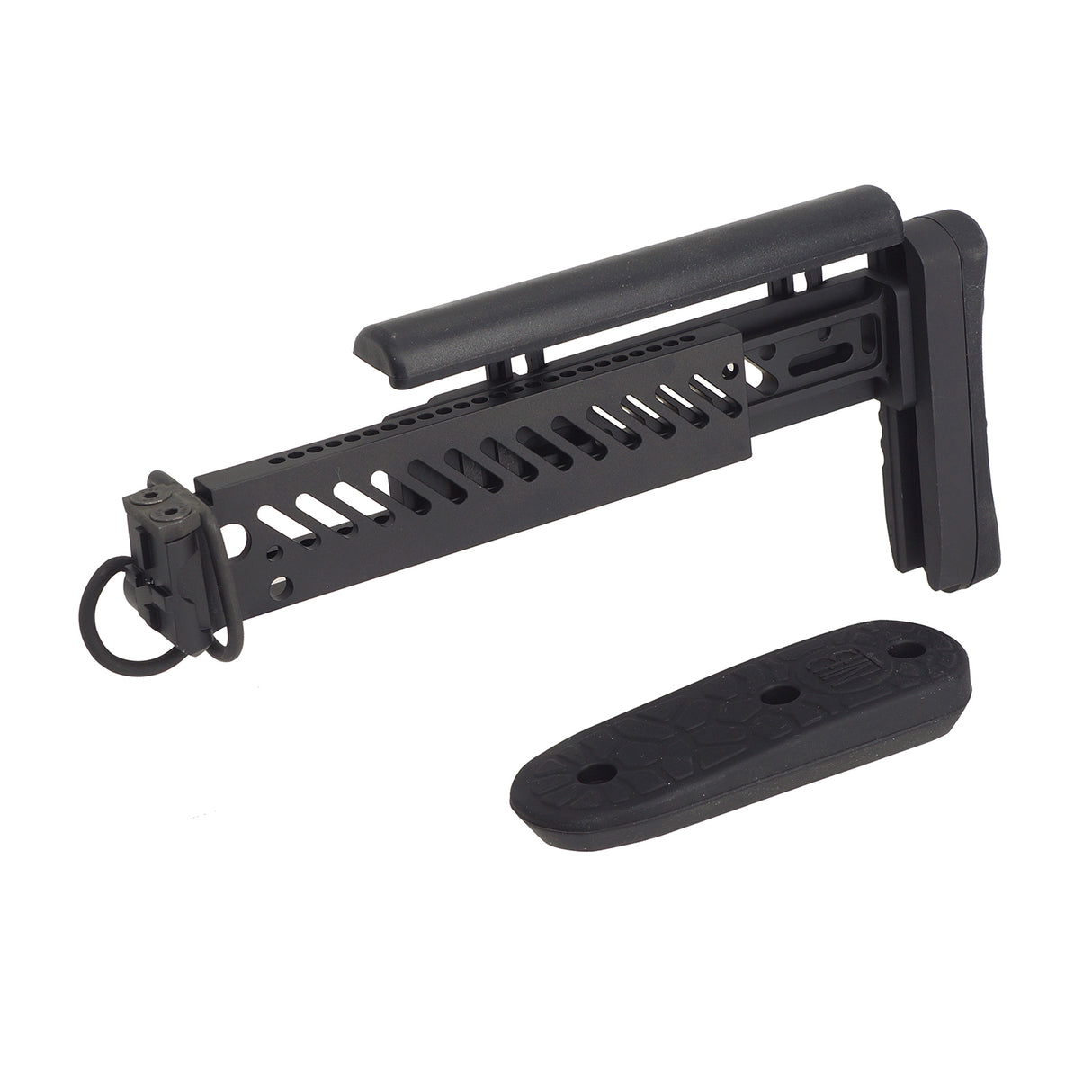 5KU PT-1 Gen2 Side Folding Stock for GHK / LCT / CYMA AK Series ( 5KU-262 ) Black