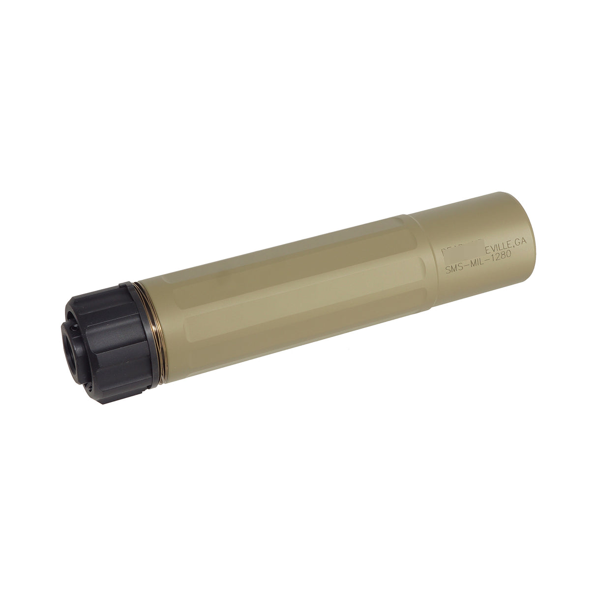 5KU DA Sandman-S SMS762 Airsoft Suppressor for 14mm- ( 5KU-316 ) FDE