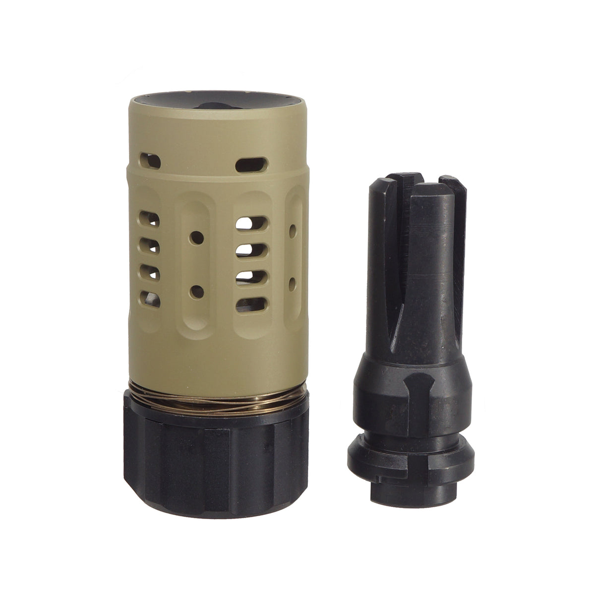 Air Pyros 5KU Dead Air Pyro Enhanced Airsoft Muzzle Brake for 14mm- ( 5KU-349 ...