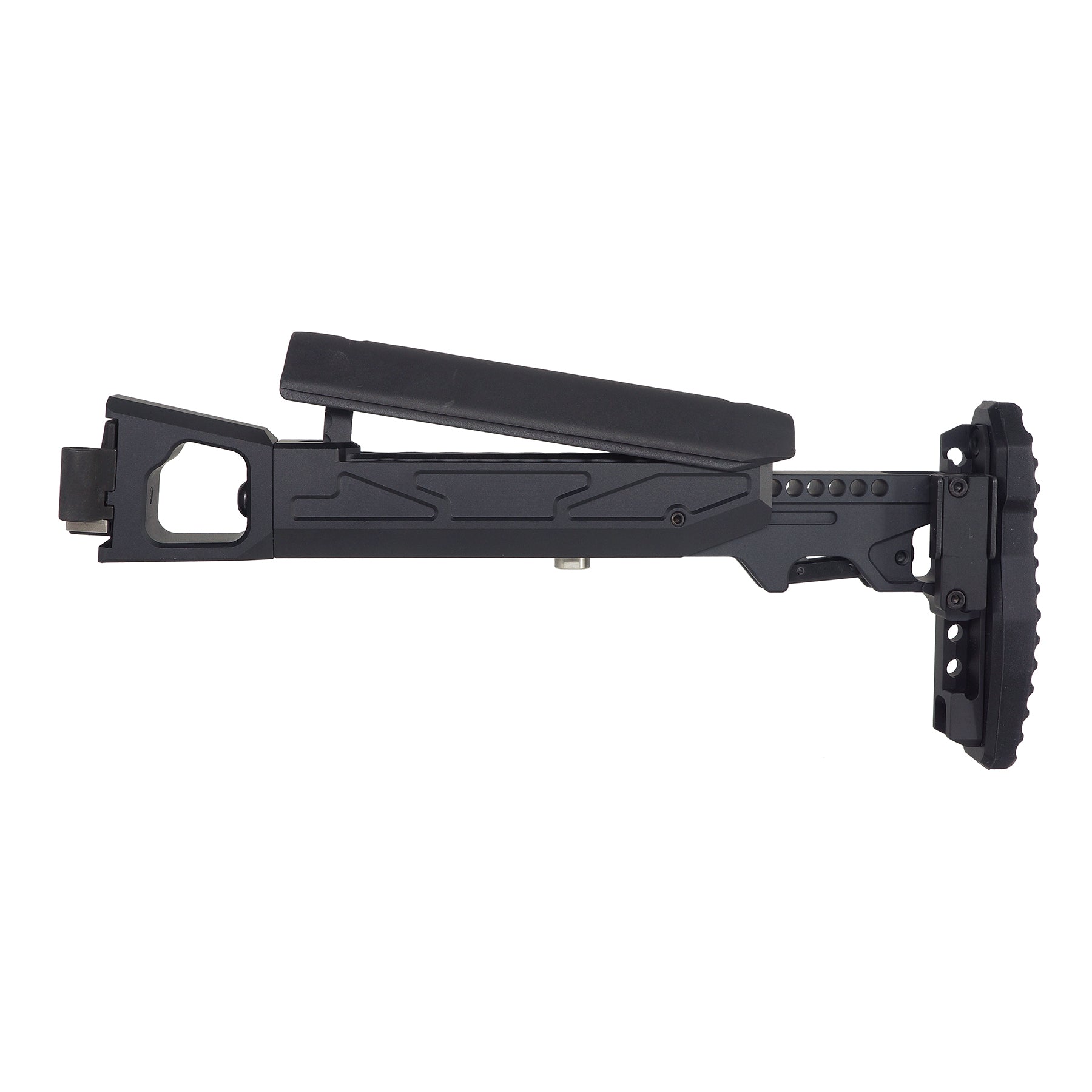 5KU KPYK Folding Telescopic Buttstock w/ Cheek Riser for Marui AKM GBB ...