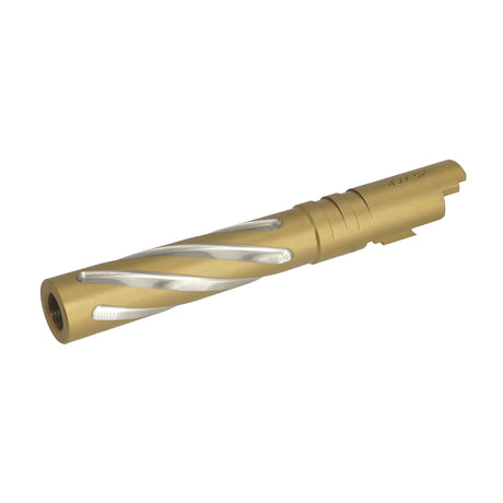 5KU Tornado 5 Inch Stainless Threaded Outer Barrel for Marui Hi-Capa gold ( 5KU-GB-476 )