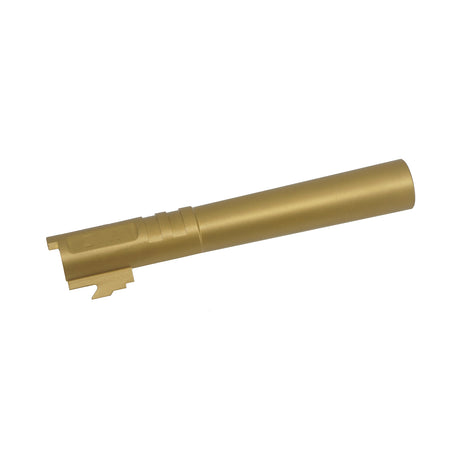 5KU 5 Inch Stainless Threaded Barrel for Marui Hi-Capa 5.1 Airsoft ( 5KU-GB-478-G )