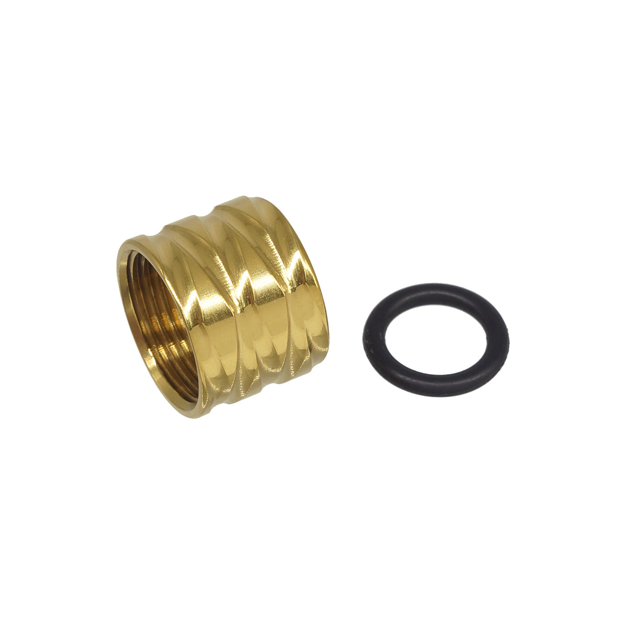 5KU Rhombus Knurled Thread Protector for 14mm- ( 5KU-GB-578 )