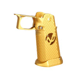 5KU CNC Aluminum Grip Type.3 for Marui Hi-Capa GBB ( 5KU-GB-584 ) Gold