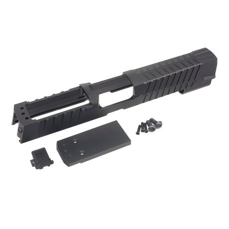 5KU Aluminum MAX 2.0 Slide w/ Romex3 Adapter for SIG Air M17 GBB Black
