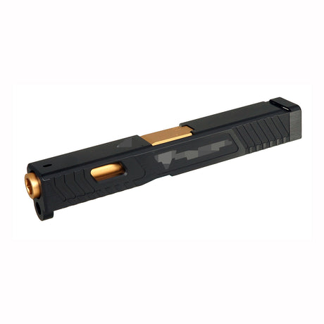 5KU CNC Aluminum Combat Master Slide for Marui G19 GBB Pistol ( 5KU-JI-094 ) Black