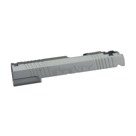 5KU Infinity Style CNC Aluminum Slide for Marui Hi-Capa 5.1 Airsoft ( JI-101-GY )