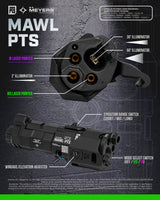 PTS B.E. MEYERS MAWL-PTS Modular Advanced Weapon Laser Bundle Kit ( MW00149 )