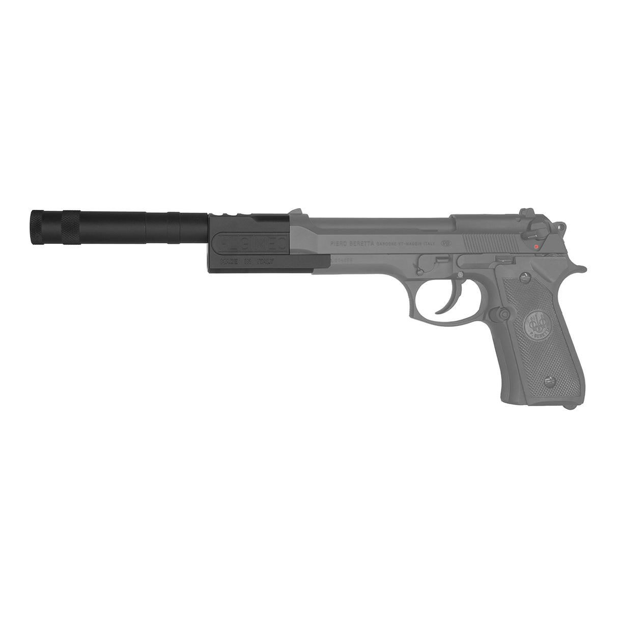 Army Force ALGIMEC Style Compensator w/Suppressor for M92 Airsoft ( AF-M9P-3 )