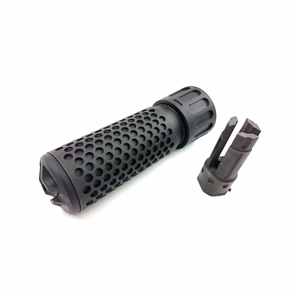 Army Force 5 Inch QDC Suppressor with 3 Prong Flash Hider ( AF-SI0050 )