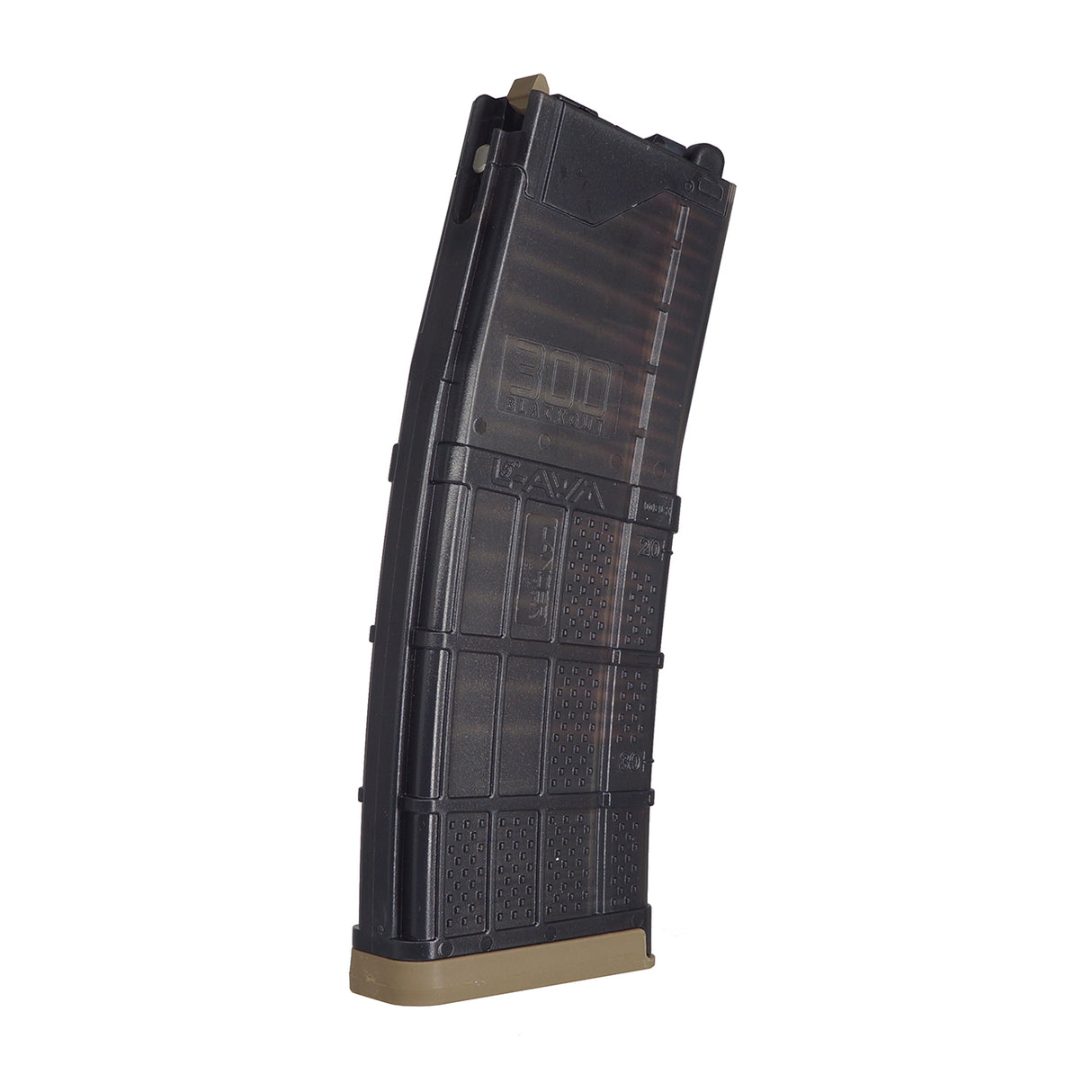 Angry Gun Lancer L5AWM V2 Translucent Gas Magazine for Marui MWS M4