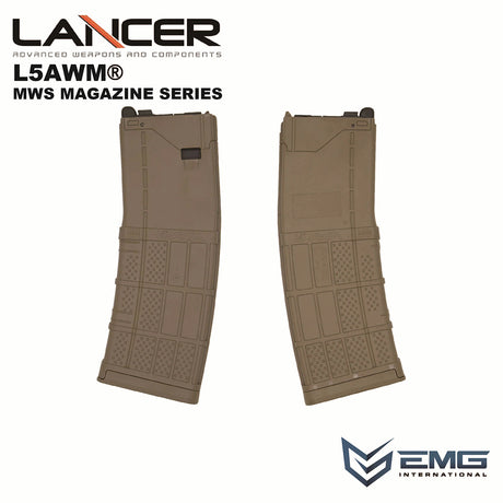Angry Gun Lancer L5AWM V2 Opaque Gas Magazine for Marui MWS M4