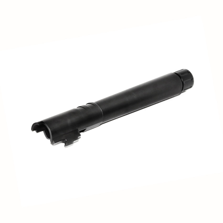 AIP Stainless Steel Threaded Outer Barrel for Marui Hi-capa 5.1 Airsoft ( AIP-022-HC-02BK )