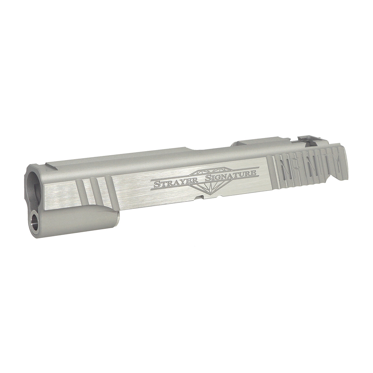 Airsoft Masterpiece Infinity Strayer Signature Slide for Marui Hi-Capa 5.1 Airsoft  ( SL-IFSS ) Silver