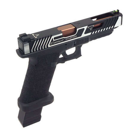 APS TTI Combat Master Silver Slide with OMEGA Frame CO2 Pistol ( APS-96679 )