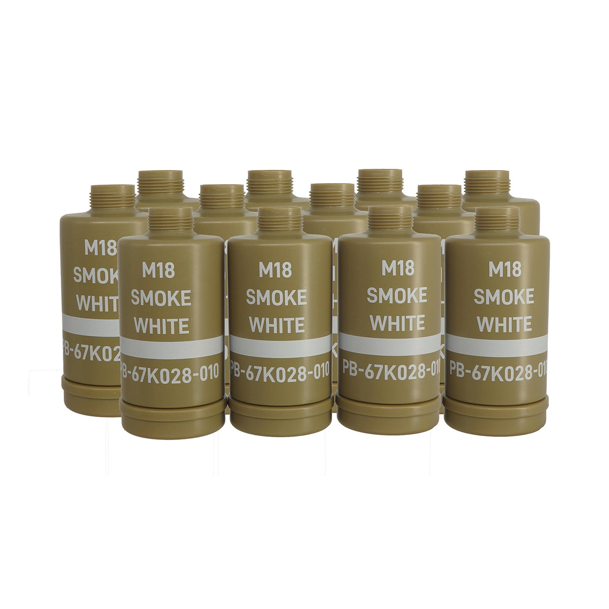 APS Thunder B M18 Smoke White 12pcs Shell Complete Set ( TB-12K )