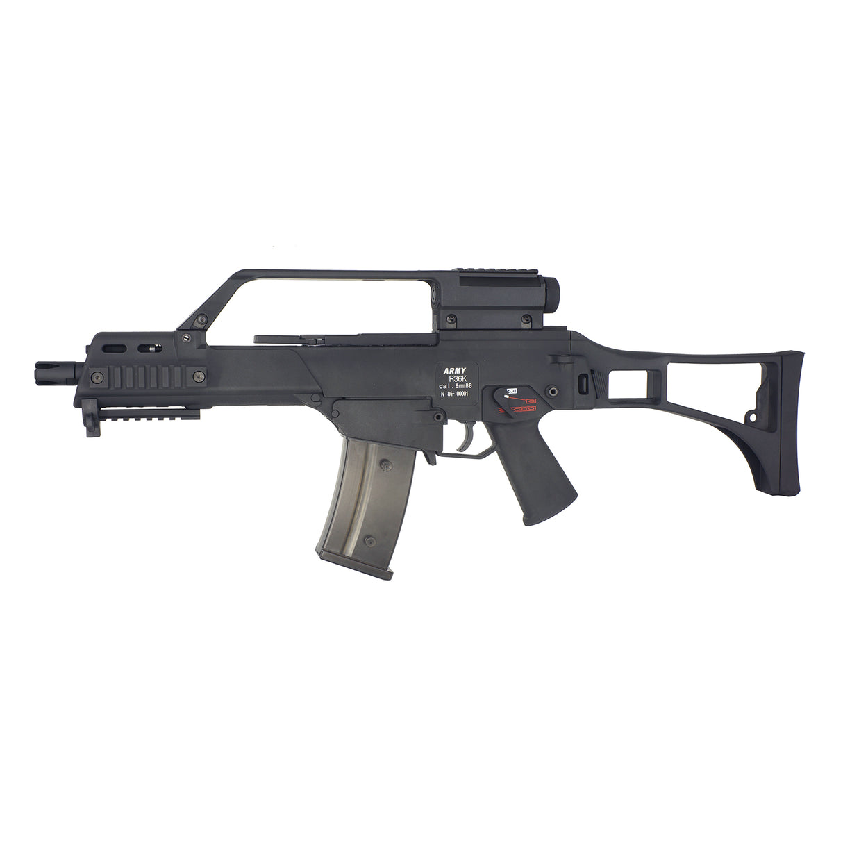 Army R36K G36C w/3.5x Scope Gas Blowback Airsoft ( ARMY-R36K-BK )