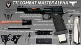 Army Armament TTI JW3 Combat Master Alpha CNC Slide GBB Airsoft ( R601-3H )