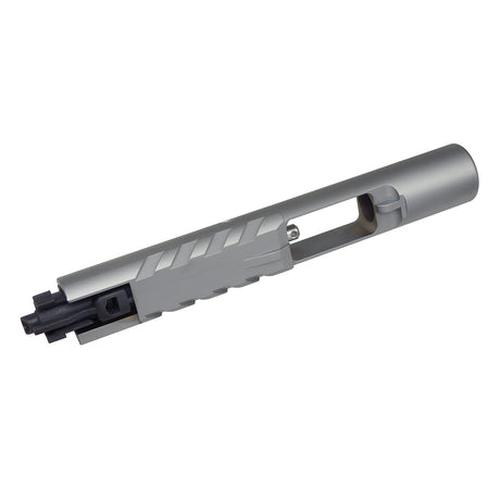Angry Gun KAC Steel Chrome Sand Cutter Bolt Carrier w/MPA Nozzle for Marui MWS M4 GBB