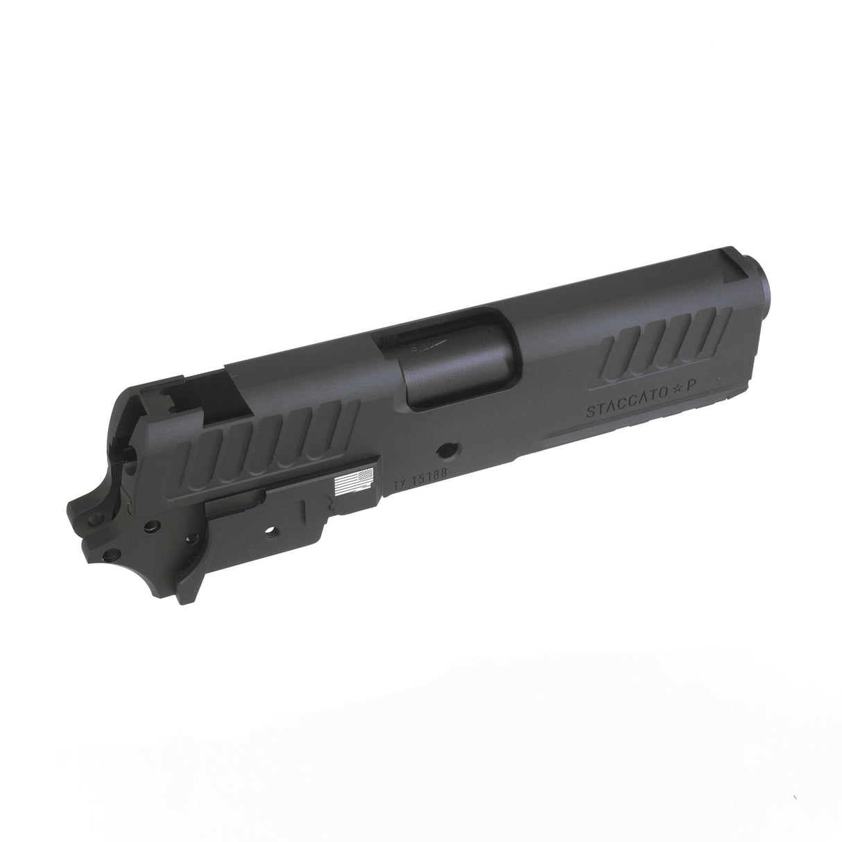Bomber CNC Aluminum Staccato-P 9mm Kit for Marui Hi-Capa GBB ( BM-KIT-STIP-BK )