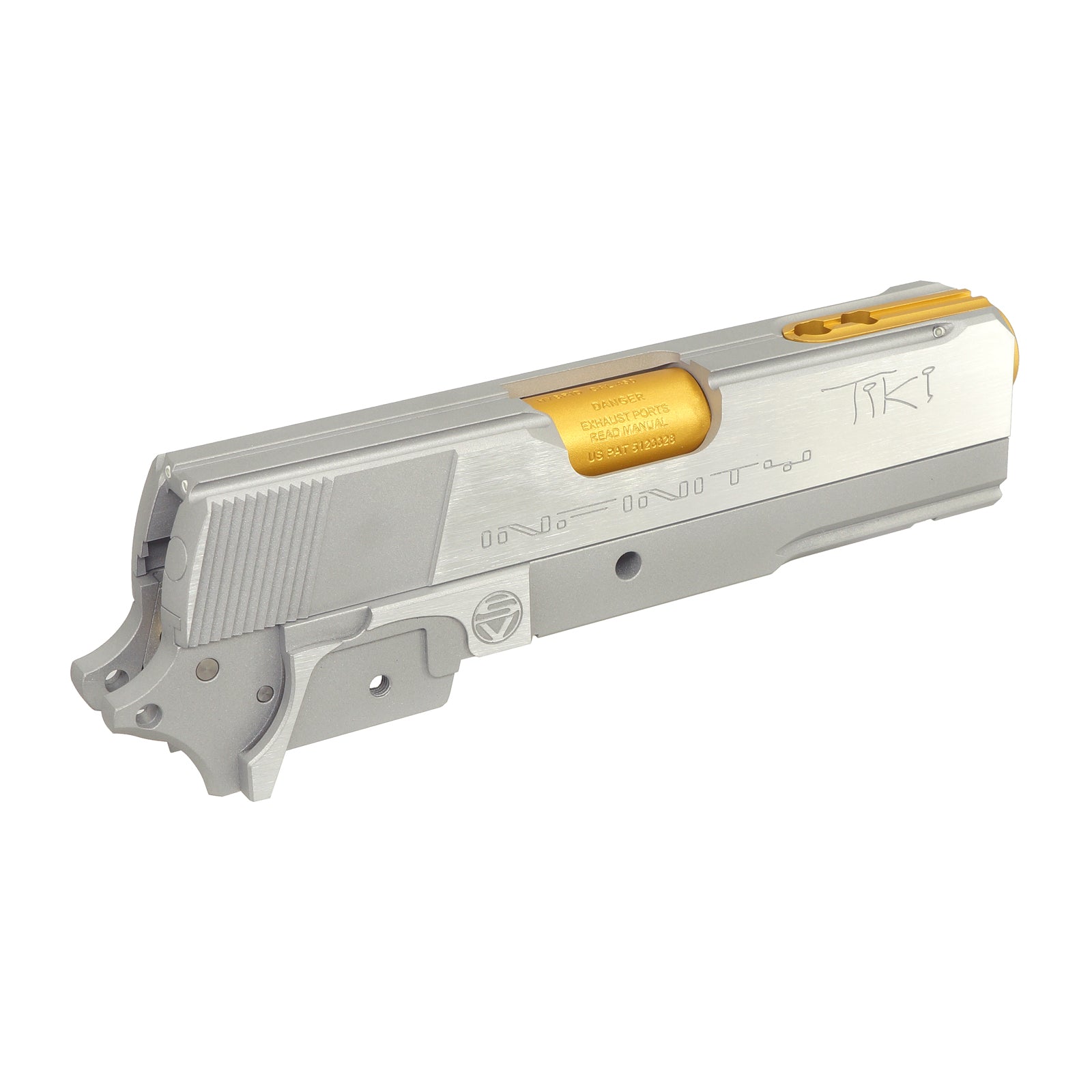 Bomber CNC Aluminum 3.9Inch SV Tiki Kit for Marui Hi-Capa - Shiny