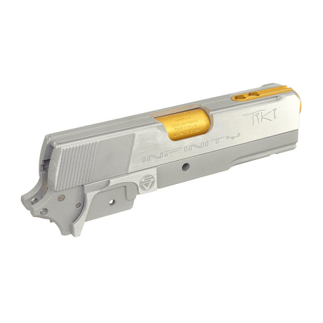 Bomber CNC Aluminum 3.9Inch SV Tiki Kit for Marui Hi-Capa - Shiny Silver
