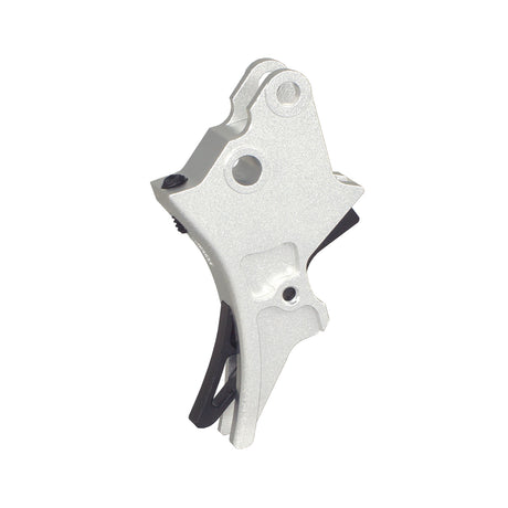CowCow CNC Aluminum Tactical Trigger Ver.2 for Marui M&P9 GBB Airsoft Silver