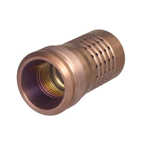 C&C Tac Q Cherry Bomb Style Steel Flash Hider for 14mm- ( CCT0170 )