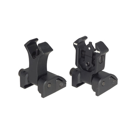 CYMA Diamond Shaped Aperture Flip-Up Sight Set for 20mm Rail ( CYMA-HY340 )