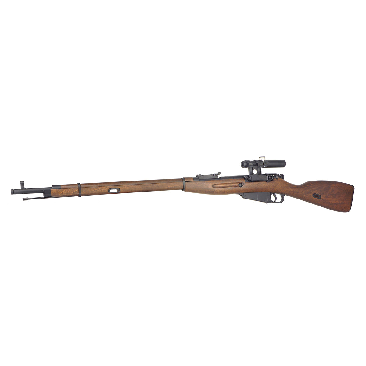 Double Bell Mosin Nagant M1891/30 Sniper w/PU Scope Spring Power Airso ...