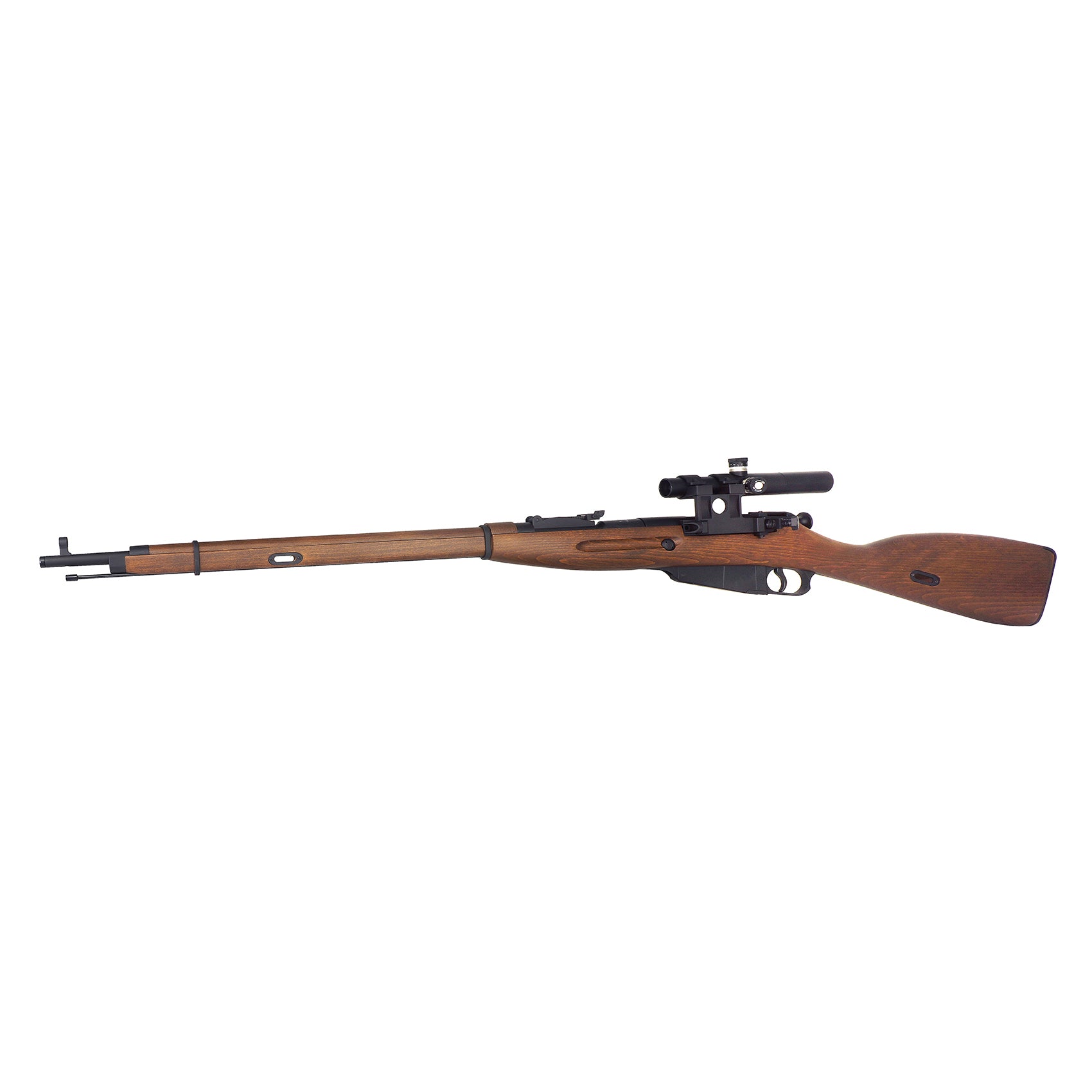 Double Bell Mosin Nagant M1891/30 Sniper w/Scope Spring Power Airsoft ...