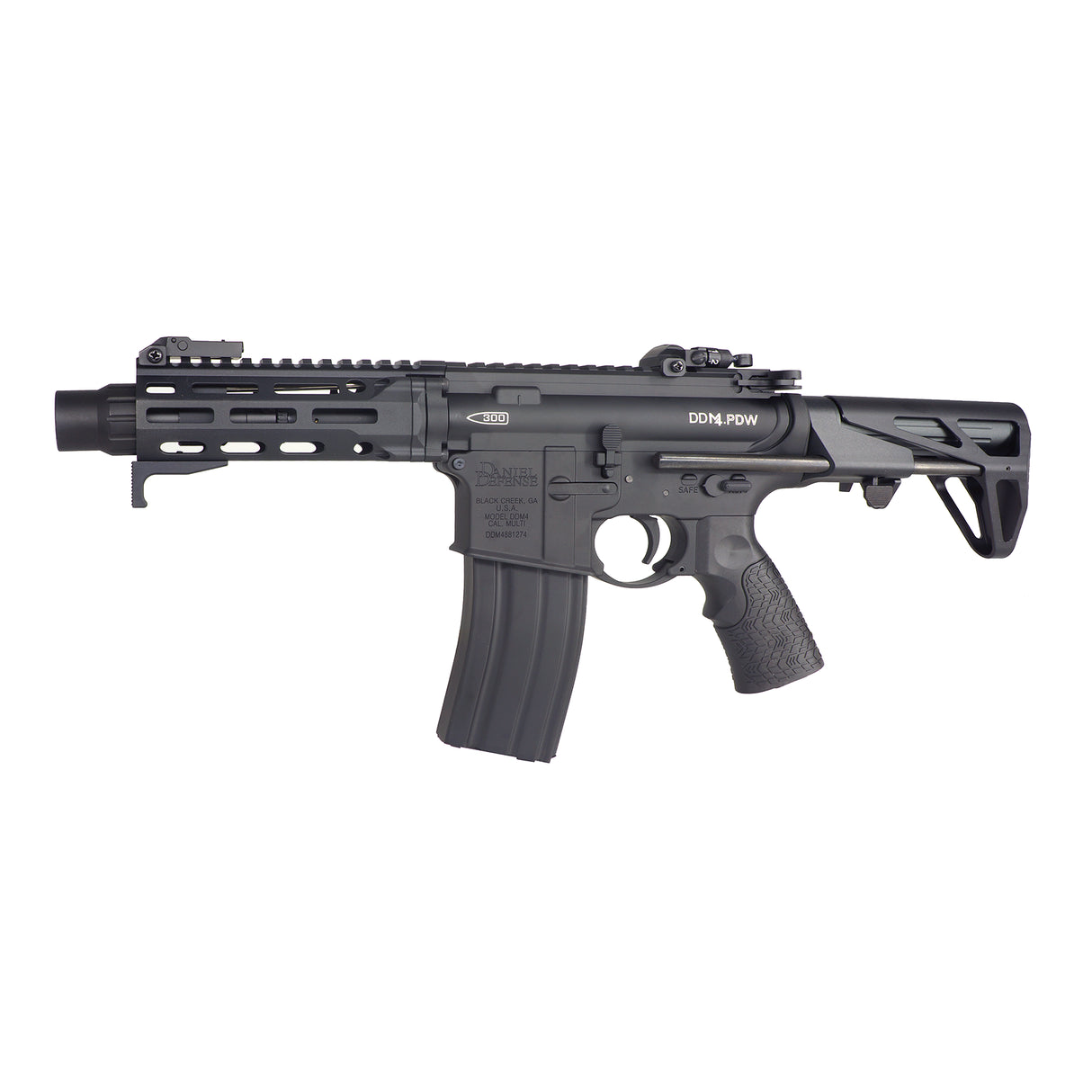 E&C Daniel Defense DDM4 PDW E-Bolt System AEG Airsoft VER.2 ( EC-645-1-EBS )