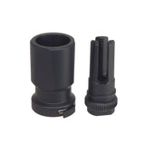 E&C Blackout 51T Airsoft Flash Hider w/Diverter for 14mm- ( EC-MP236 )