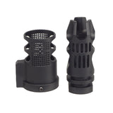 E&C Epsilon Airsoft Flash Hider w/Diverter for 14mm- ( EC-MP242 )