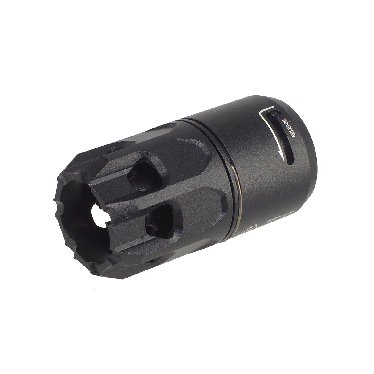 E&C King Comp Airsoft Flash Hider w/Diverter for 14mm- ( EC-MP249 )