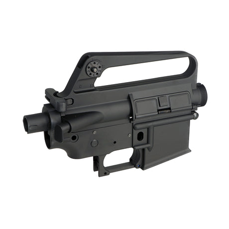 E&C M16A1 603 Style Metal Receiver for AR / M4 AEG ( MP313C-BK ) black