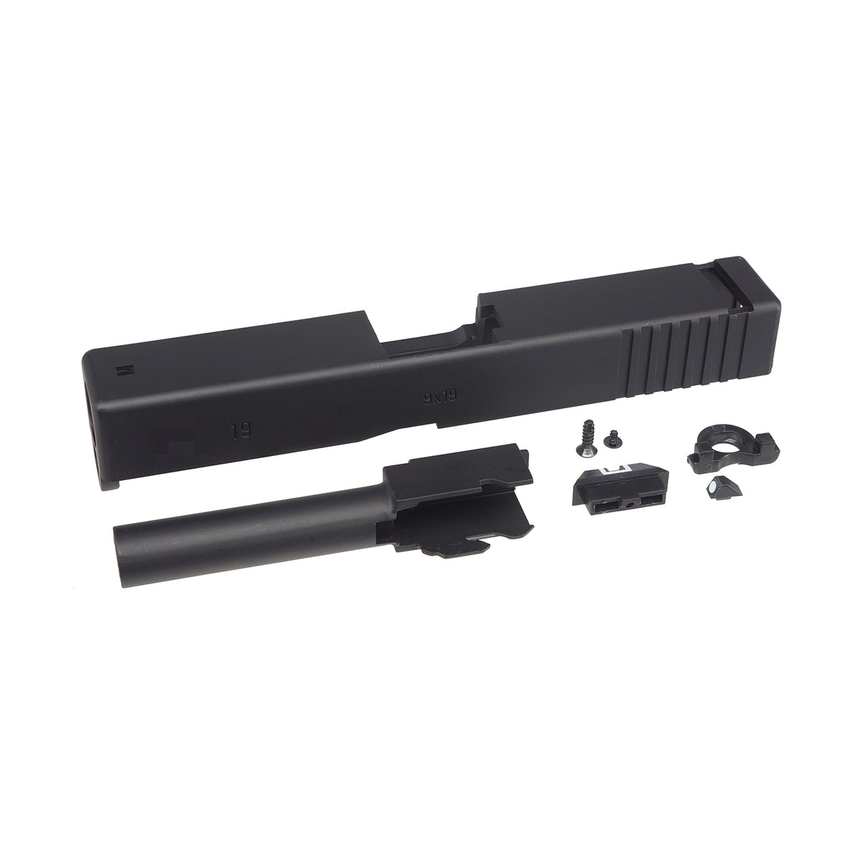 E&C Metal Slide w/ Barrel for E&C G19 GBB Pistol ( EC-PA1019 )