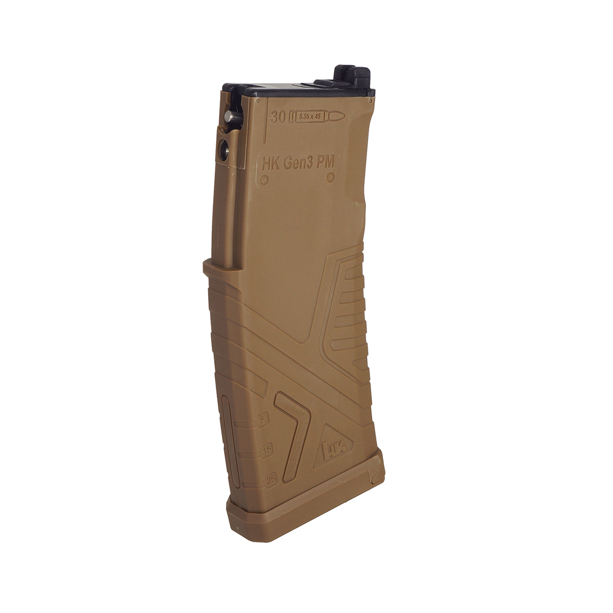 GHK 32 Rds HK Style Gas Magazine FDE for HK416 GBB ( HK416A5-GAS-FDE )