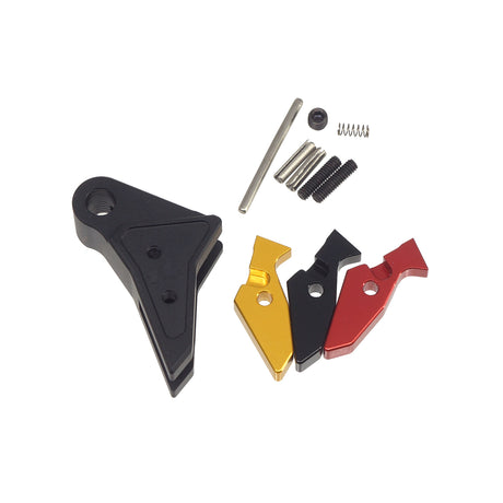 Guns Modify Aluminum Adjustable SAI Flat Trigger for Marui G-Series Airsoft ( GM0078 )