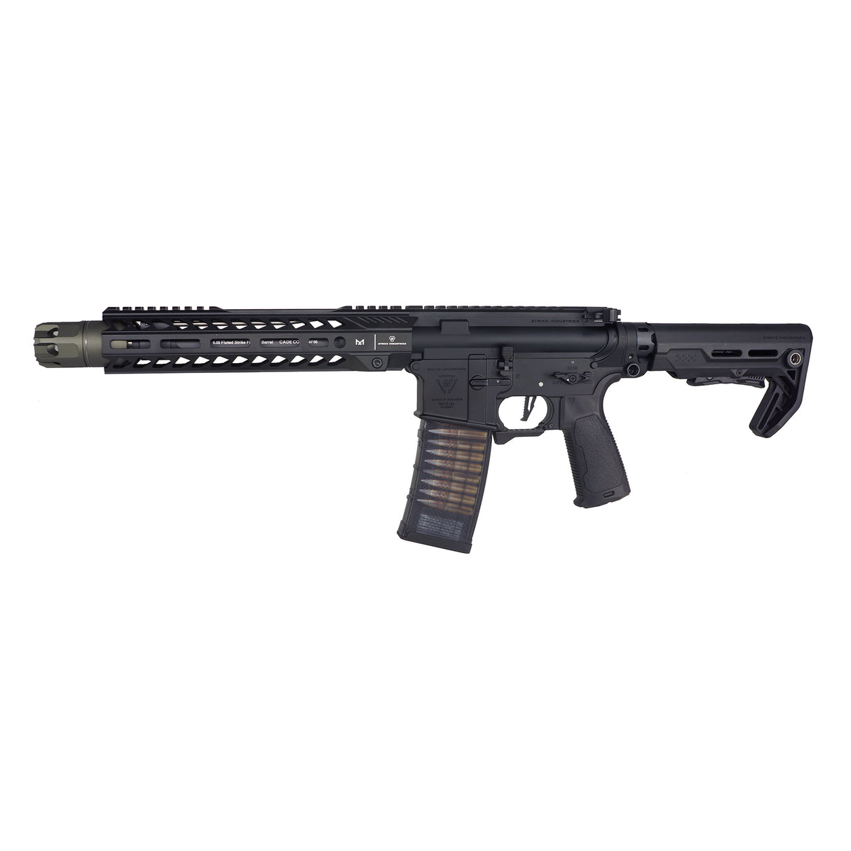 G&P Strike Industries Tactical 10 Inch MWS GBB Airsoft ( GMS007BK )